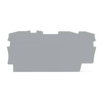 TOPJOB'S Plaque d'extrémité et intermédiaire 3C / Gris|Wago contact-WAG2002-1391