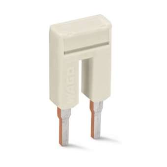 TOPJOB'S Peigne de pontage enfichable 2 pôles / Isolé / Gris clair|Wago contact-WAG2002-402