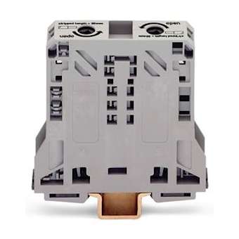 Borne de passage 2C / 50 mm² / Gris|Wago contact-WAG285-150