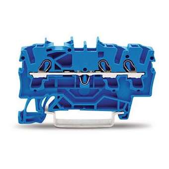 TOPJOB'S Borne de passage 3C / 2,5 (4) mm² / Bleu|Wago contact-WAG2002-1304