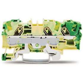 TOPJOB'S Borne de protection 3C / 6 (10) mm² / Vert-Jaune|Wago contact-WAG2006-1307