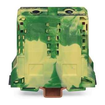Borne de passage 2C / 95 mm² / Vert-Jaune|Wago contact-WAG285-197