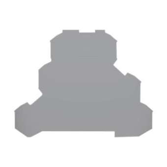 TOPJOB'S Plaque d'extrémité et intermédiaire 3 étages / Gris|Wago contact-WAG2002-3291