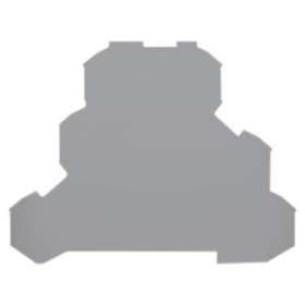 TOPJOB'S Plaque d'extrémité et intermédiaire 3 étages / Gris|Wago contact-WAG2002-3291