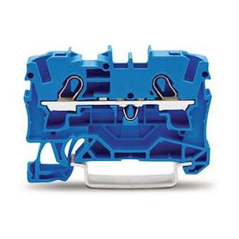 TOPJOB'S Borne de passage 2C / 4 (6) mm² / Bleu|Wago contact-WAG2004-1204