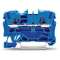 TOPJOB'S Borne de passage 2C / 4 (6) mm² / Bleu