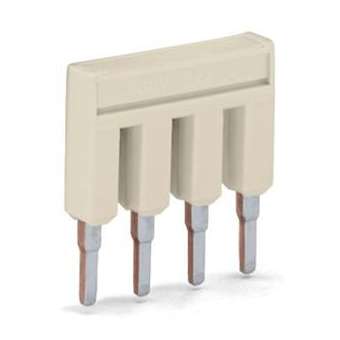 TOPJOB'S Peigne de pontage enfichable 10 pôles / Isolé / Gris clair|Wago contact-WAG2004-410