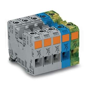 Set pour courant triphase 35mm²|Wago contact-WAG285-139