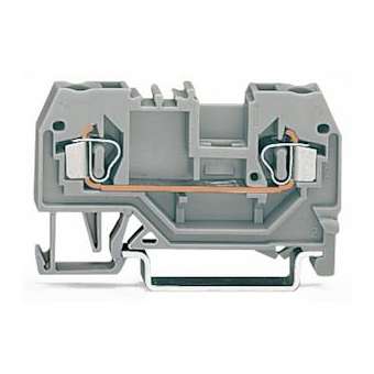 Borne de passage 2C / 2,5 mm² / CFMC / Gris|Wago contact-WAG280-901