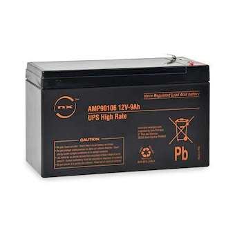Batterie(s) Batterie onduleur (UPS) NX 9-12 UPS High Rate 12V 9Ah F6.35|Enix energies-NXGAMP90106