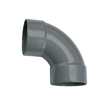 PVC Coude FF 87DEG30 100 GN|Wavin-WAV3026052