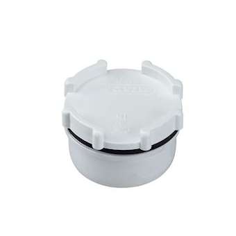 PVC Tampon Visite 40 Blanc GN|Wavin-WAV3025344