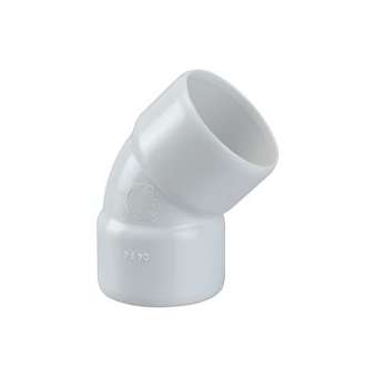 PVC Coude FF 45DEG 32 Blanc|Wavin-WAV3025468