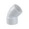 PVC Coude FF 45DEG 32 Blanc|Wavin-WAV3025468