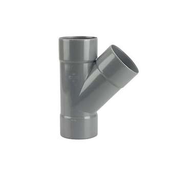 PVC Culotte FF 45DEG 100 NU|Wavin-WAV4005837