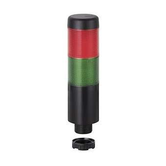 Kompakt 37 - Colonne lumineuse monobloc - 24VAC/DC - Vert/Rouge|-WRM69812075
