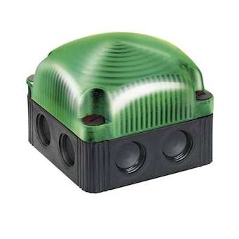 FlexSQUARE - Série 853 - Feu fixe - 24VDC - Vert - Montage à plat/mural|-WRM85320055