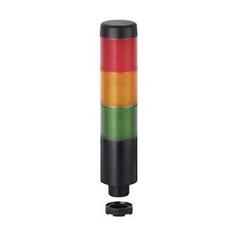 Kompakt 37 - Col. lumineuse monobloc - 85dB - 24VAC/DC - Vert/Orange/Rouge|-WRM69911075