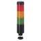 Kompakt 37 - Col. lumineuse monobloc - 85dB - 24VAC/DC - Vert/Orange/Rouge|-WRM69911075