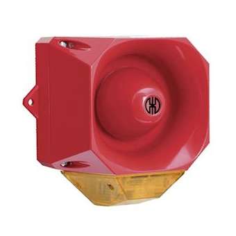 Combiné Flash xénon & sirène 110dB - Série 441 - 9-60VDC - Orange - Mural|-WRM44103055