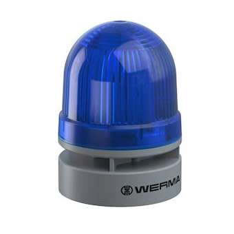 EvoSIGNAL Mini - Combi Flash/EVS 95dB 24VAC/DC - Bleu - Montage polyvalent|-WRM46052075