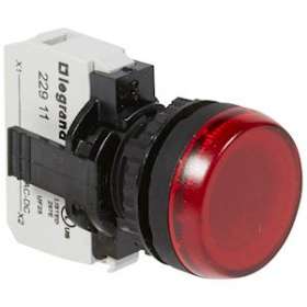 Voyant lumineux Osmoz complet IP69 rouge - 12V à 24V alternatif ou continu|Legrand-LEG023771