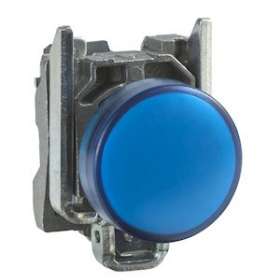Harmony XB4 - voyant lumineux DEL - D22 - bleu - 24V - vis étrier|Schneider Electric-SCHXB4BVB6