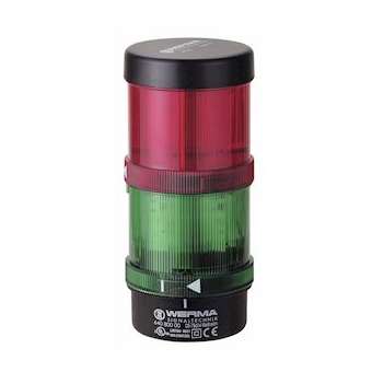 KombiSIGN 71 - Colonne lumineuse prémontée - 24VAC/DC -Vert/Rouge|-WRM64924004