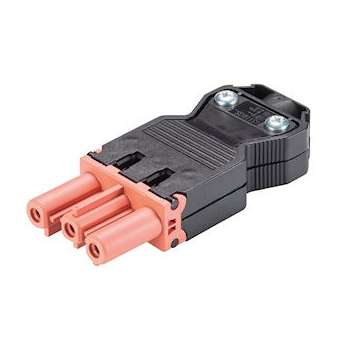 connecteur GST18i3 femelle à vis Rouge saumon|Wieland-WIE92.931.3653.0
