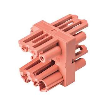 répartiteur GST18i3 1E/3S rouge saumon|Wieland-WIE92.030.7553.0