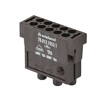 insert modulaire chas.mo.10pfle buc 10 25|Wieland-WIE78.012.1053.1