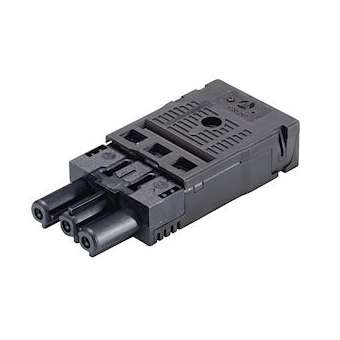 connecteur GST18i3 femelle à ressort Noir monté|Wieland-WIE92.733.0053.1