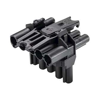 répartiteur 1E/2S GST18i5 en T Noir|Wieland-WIE92.050.3053.1