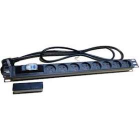 PDU multiprise horizontale 8 prises avec disjoncteur|Xeta premium-XETBLF10CB08