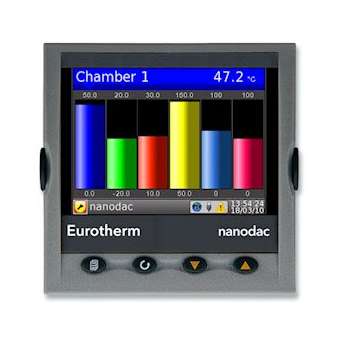 Enr. + Reg. nanodac, 1 Logic, 2 Relais,Boite Basic, 230V|Eurotherm automation-EHMNANODAC-VH-C-X-LRR-B