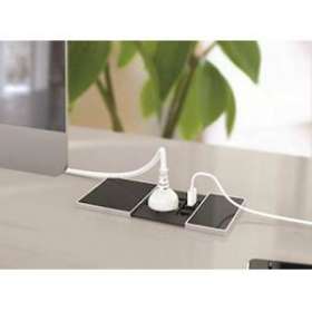 Versapad 1 prise + 2xUSB - coloris blanc|Xeta premium-XET060.08E.00001