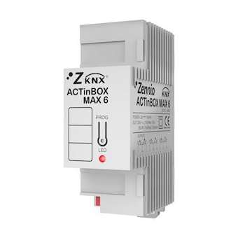 ACTinBOX MAX 6. Actionneur multifonction KNX - 6 sorties|Zennio avance y tecnologia-ZNNZN1IO-AB60