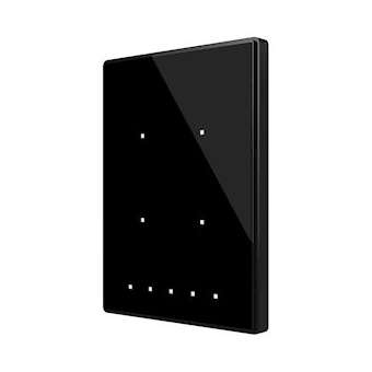 Interrupteur capacitif Touch-MyDesign de 4 boutons avec thermostat.|Zennio avance y tecnologia-ZNNZVI-TMDP4-PA