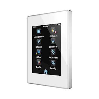 Z41 Pro. Écran tactile couleur capacitif, connexion IP. Cadre aluminium - Blanc|Zennio avance y tecnologia-ZNNZVI-Z41PRO-W