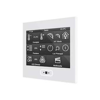 Z35. Écran tactile capacitif - Blanc brillant|Zennio avance y tecnologia-ZNNZVI-Z35-GW
