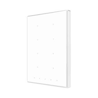 Interrupteur capacitif Touch-MyDesign de 8 boutons avec thermostat.|Zennio avance y tecnologia-ZNNZVI-TMDP8-PW