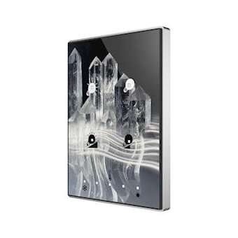 Interrupteur capacitif Touch-MyDesign de 4 boutons avec thermostat.|Zennio avance y tecnologia-ZNNZVI-TMDP4