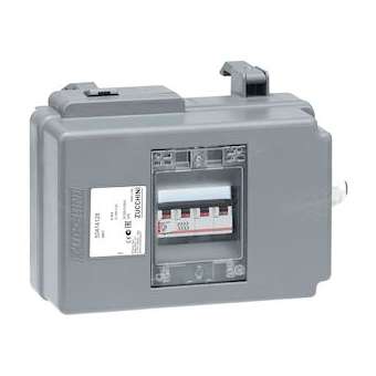 Boîtier dérivation 16A pour CEP MR - pré-équipé avec disjoncteur 4P courbe C|Zucchini france-ZUCZU50414128