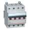 Disjoncteur DX³ 6000 -vis/vis- 4P- 400V~-10A-courbeC-peigne HX³ trad 4P - 4M