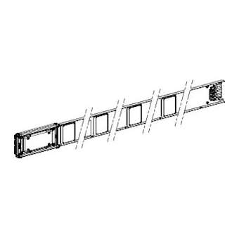 Canalis KNA - élément droit 160A - 2m blanc 4 fenêtres|Schneider Electric-SCHKNA160ED4204