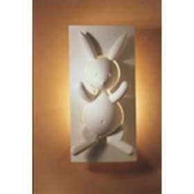 APPLIQUE 1813 'LAPIN' PLATRE NATUREL INCANDESCENT|Evidence Sedap-SDP1813AA01