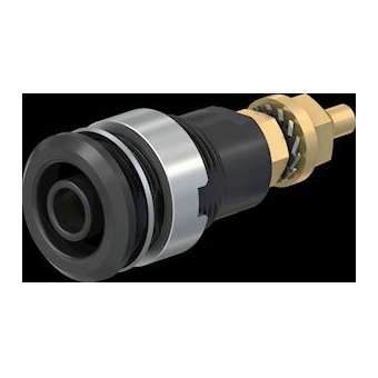 Douille 4 mm de sécurité noir|Staubli-TTT23302021