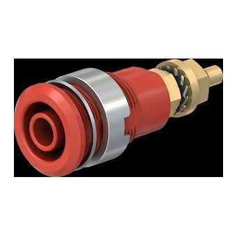 Douille 4 mm de sécurité rouge|Staubli-TTT23302022