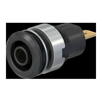 Douille 4 mm de sécurité noir|Staubli-TTT23300021