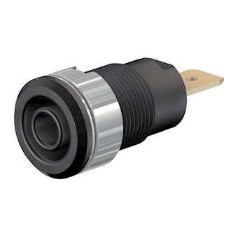 Douille 4 mm de sécurité Noir|Staubli-TTT23306021